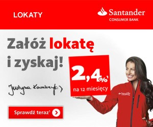 Santander Bank - lokata 12 miesięcy